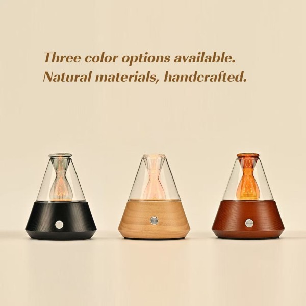 Quiet Multi Functional Type C Natural Essential Oil Diffuser with Cold-air Diffusion and 8000 Hours Lifespan Waterless Aroma Diffuser