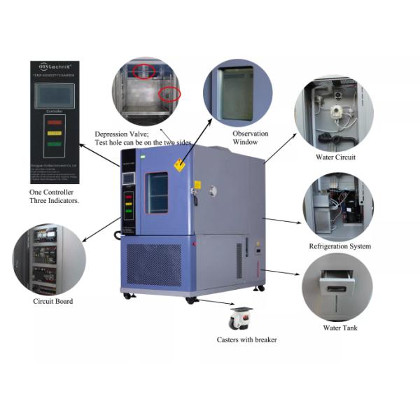 Programmable Laboratory Battery Electronics Testing Equipment Climate Chamber Temperature And Humidity Test Chamber