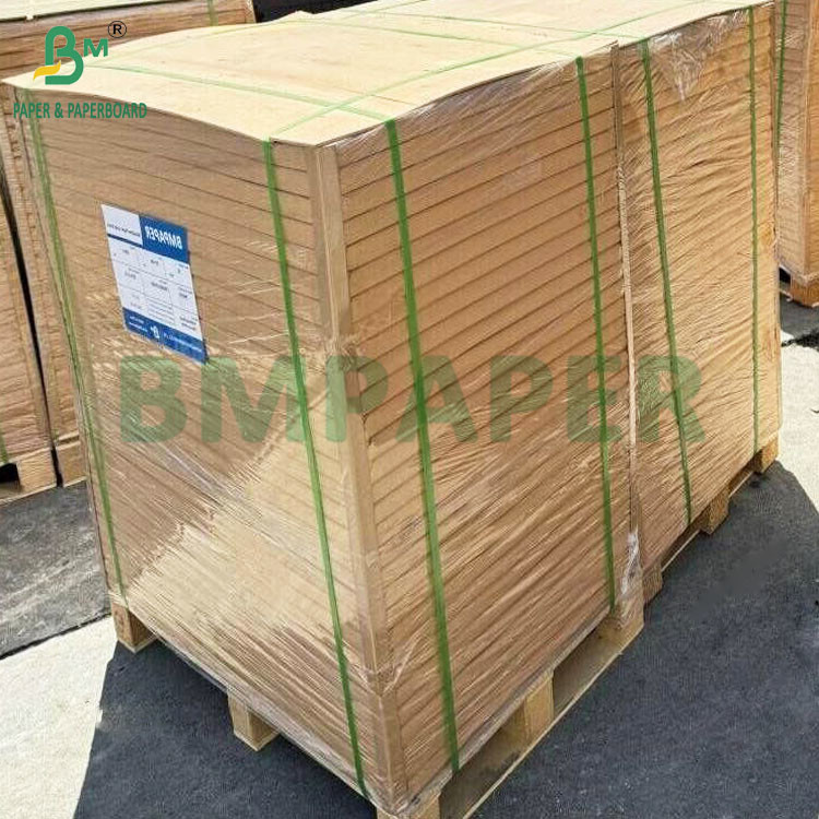 Quality 50g 65g Food Grade Unbleached Uncoated Brown Kraft Wrapping Paper for sale