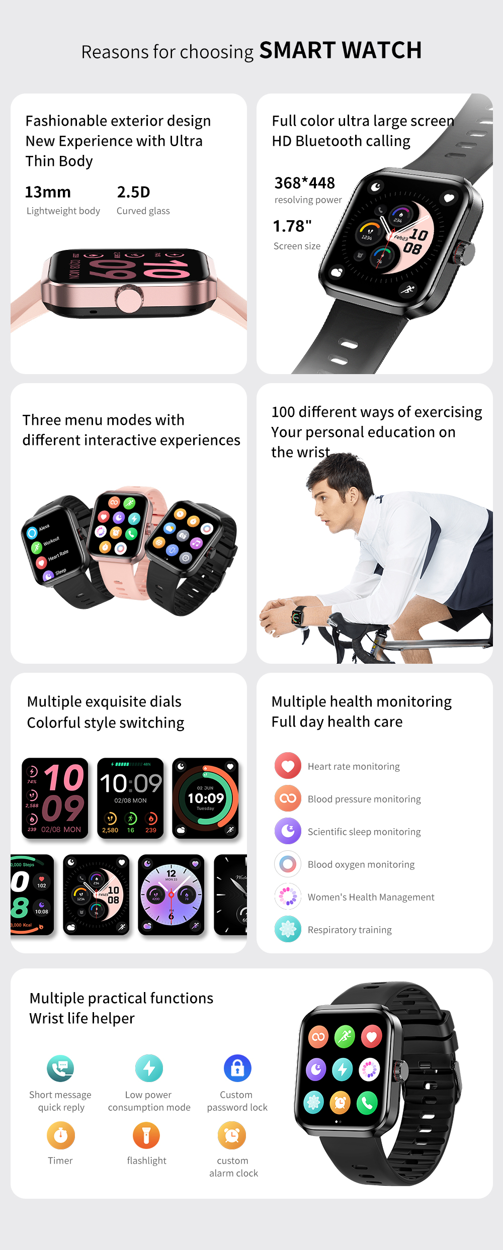 NX22 GPS Smartwatch with AMOLED Display & Heart Rate Monitor for Men and Women