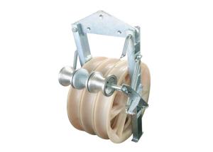 Quality Galvanized Transmission Conductor Stringing Block Pulley for sale