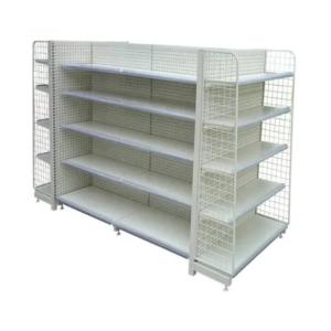 Quality Sturdy Structure ODM Double Sided Display Shelf Epoxy Electrostatic Spray for sale