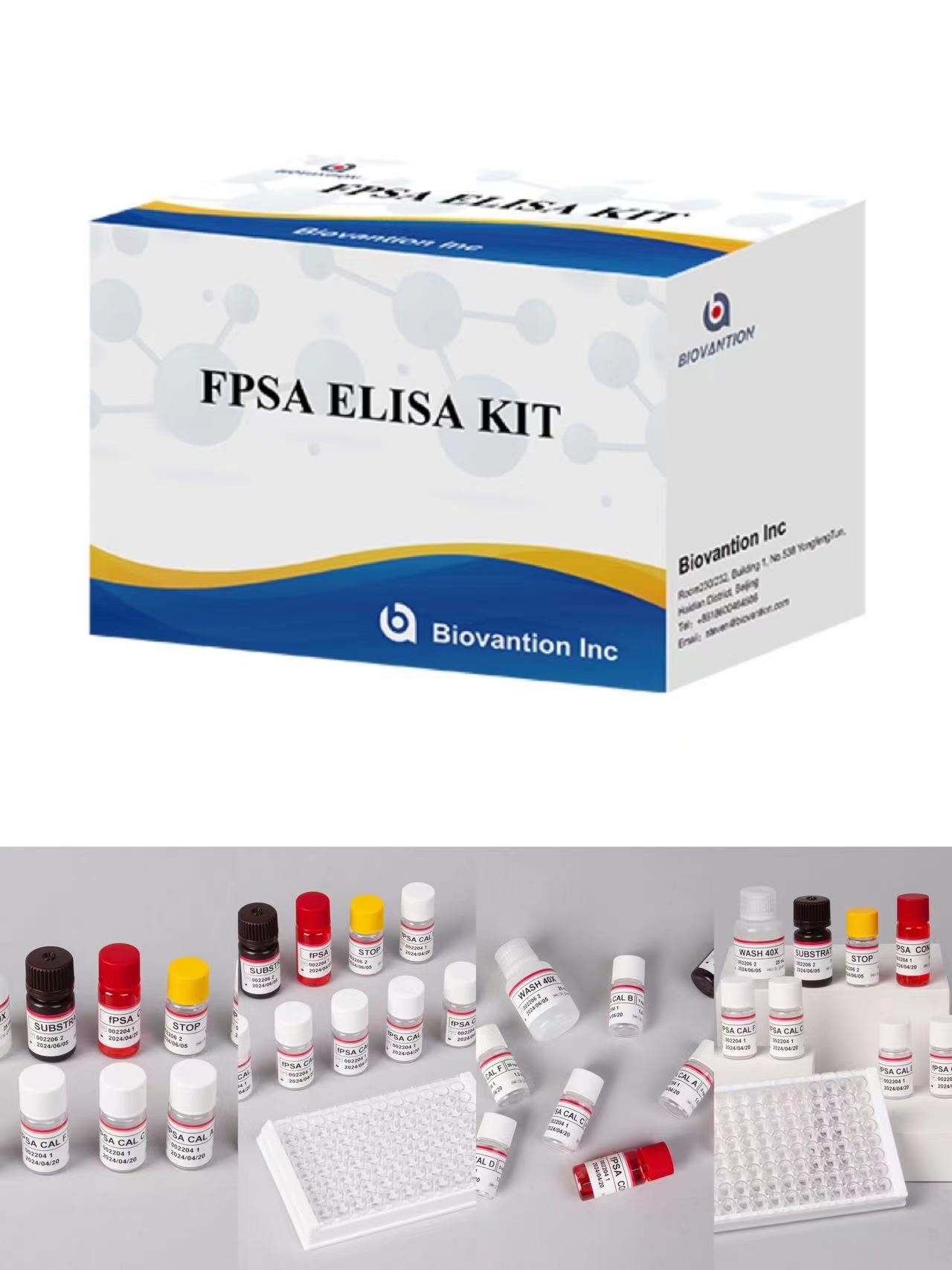 FPSA Free Prostate-Specific Antigen Biovantion Elisa Test Kit ( 96 Tests )
