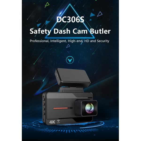 4k Wifi 1080P Dashboard Camera 25fps Dash 3 Inches LCD Screen Loop Recording