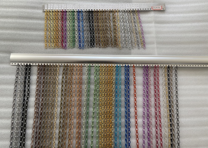 Different Colors Aluminum Alloy Chain Metal Curtain for Hotel decoration use