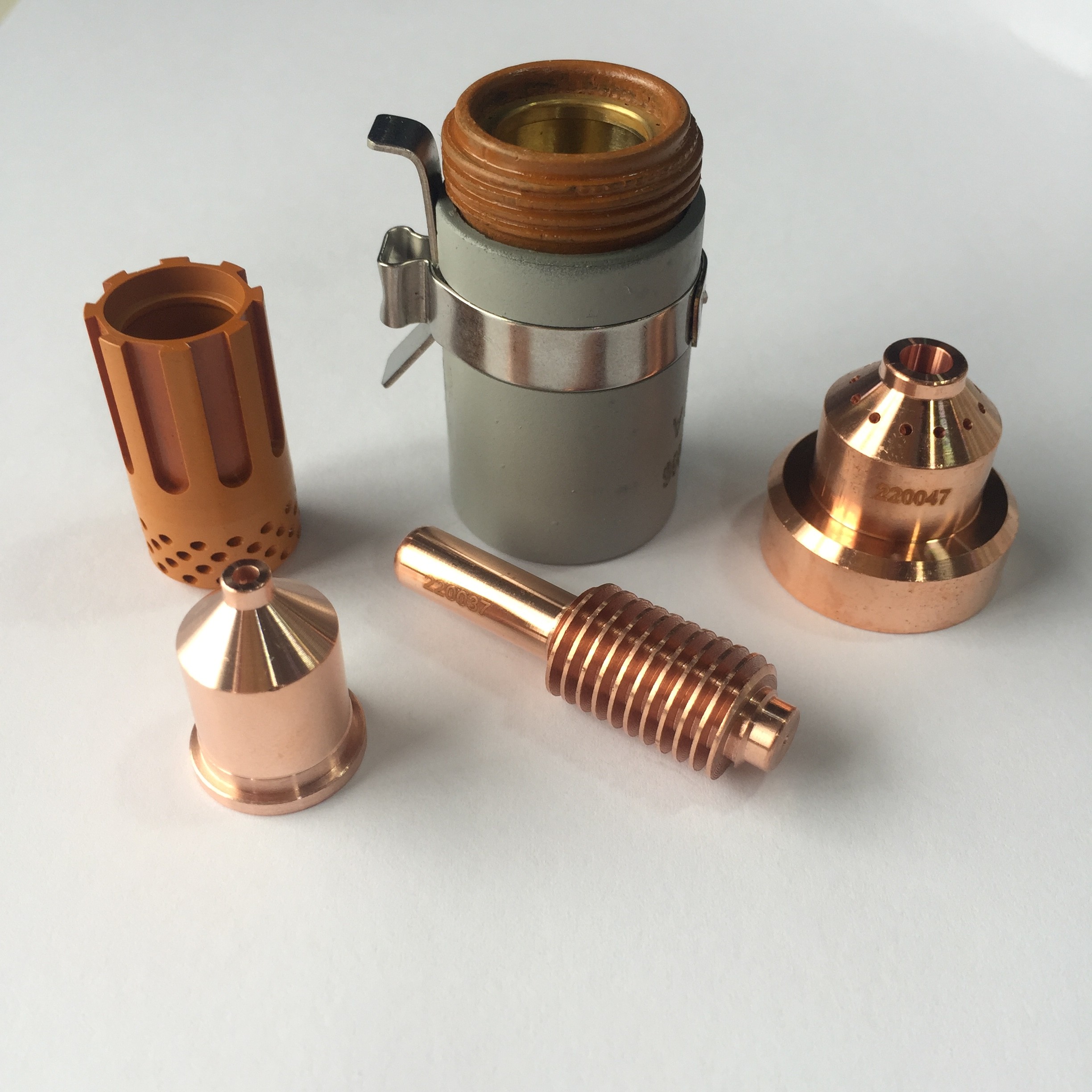 Compatible parts for Hypertherm Powermax 1650 Consumables Nozzles 220011 Electrode 220037