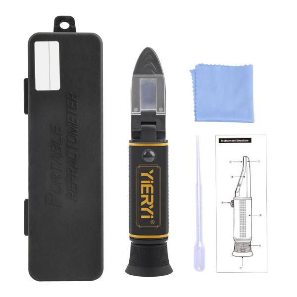 Digital Portable Brix Tester Fast Accurate Sugar Content Measurement Instrument Ideal for Control in Juice Wine and Honey