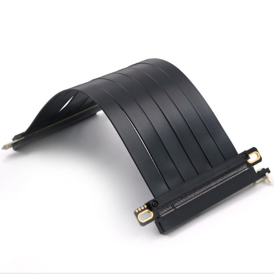 16X Interface PCIe Riser Cable with 28CM Length Flexible Cable for GPU Extension