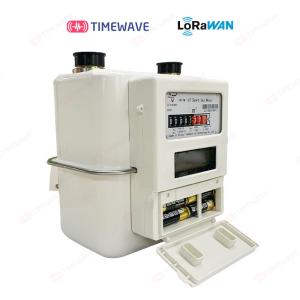 Quality Prepaid LoRaWAN Natural Gas Meter with Extended 3000m Transmission for sale