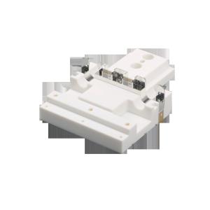 Precision PVDF Machined Cnc Spare Parts , Cnc Plastic Turning Service