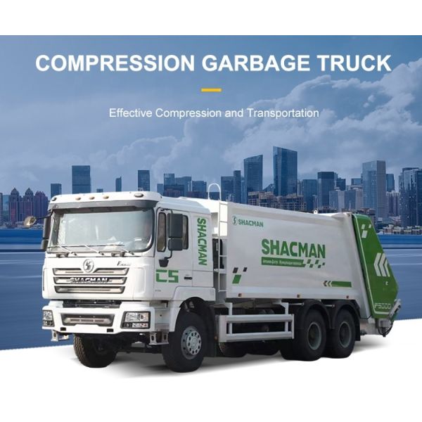 14 Square Meter Electric Diesel Powered Garbage Truck Compressed Garbage Collection Vehicle