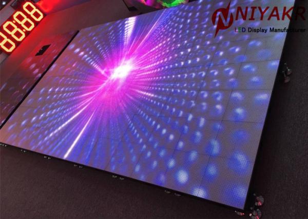 Buy SMD3528 6.25mm Disco Dance Floor Rental Full Color IP65 500mm × 500mm at wholesale prices