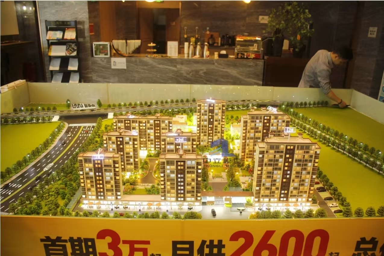 Accurate Real Estate Residential 1:100 Scale Model For Architecture