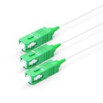 Single Mode PVC G.657A1 SC/APC PLC Splitter 1x2