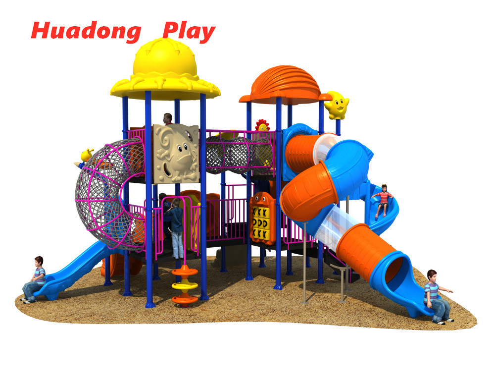 Animal Outdoor Playground Slides Equipment For Residential Area / Kindergarten