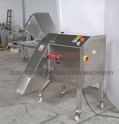 Heavy Duty Vegetable Processing Equipment Potato Crinkle Strips Cutting Machine 1000KG/H