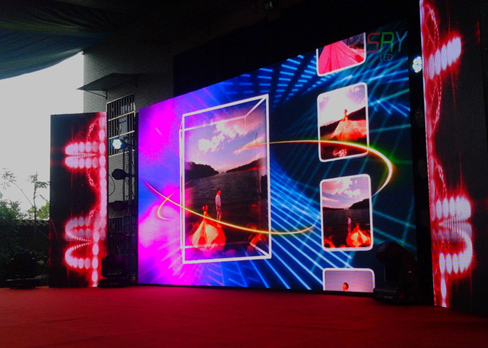 IP65 Super Clear 3D Video Rental LED Display Panel Ultra Light 5MM