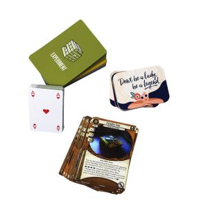 4C 60mmx90mm Custom Printing Playing Cards learning life philosophy
