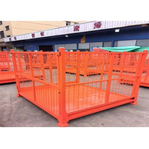 Quality Metal Customized Fabric Roll Foldable Stackable Warehouse Racks for sale