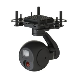 China 45x Hybrid Zoom + Thermal Imaging PTZ Camera System HDMI And IP Dual Output Small Gimbal on sale