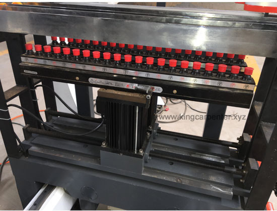 3 line wood cabinet boring drilling machine