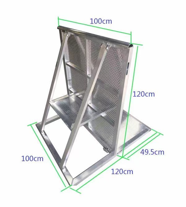 Concert Explosion Proof Barrier 1x1.5M Folding Traffic Safety Barrier