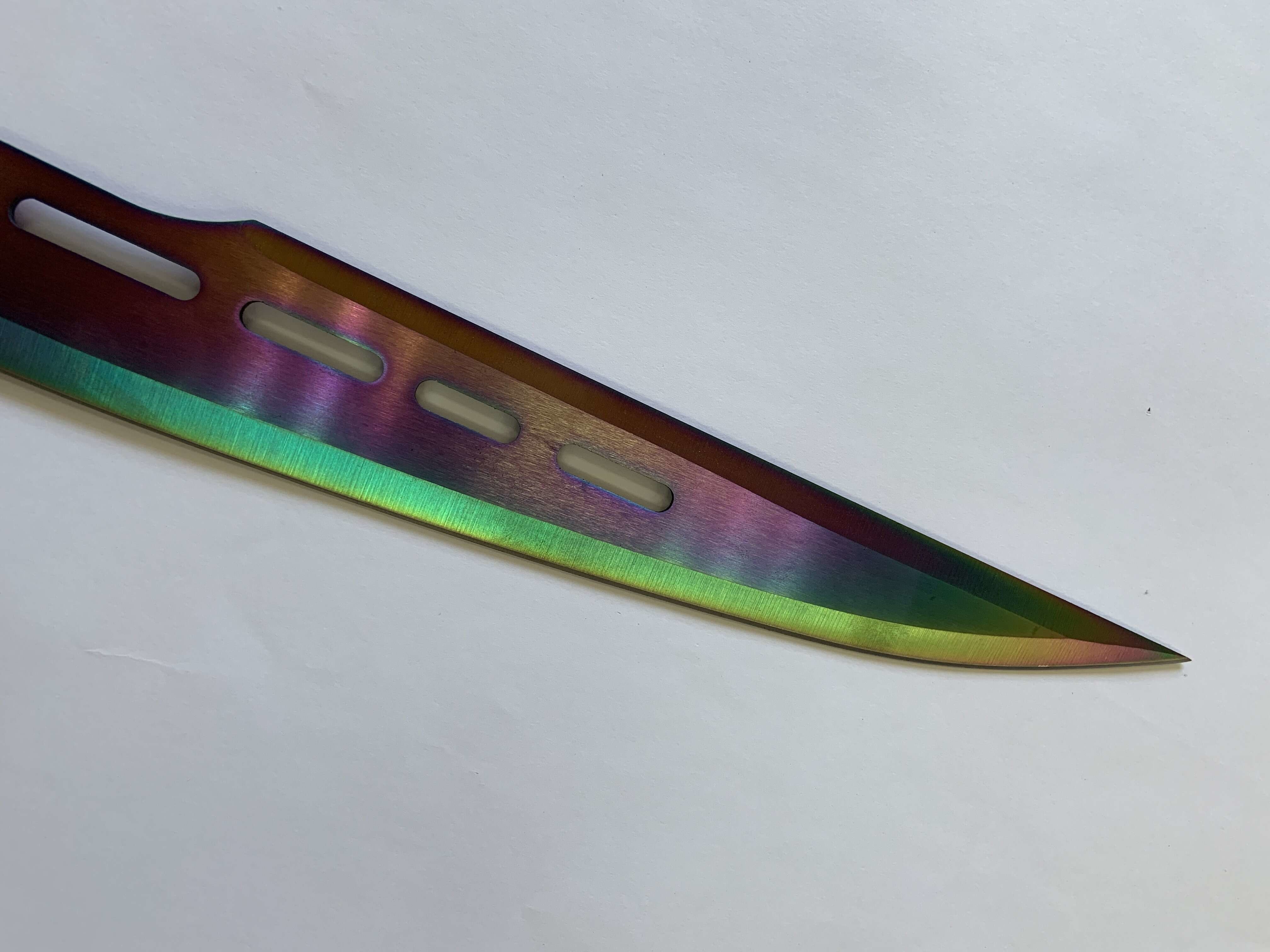 28in Skinning Stainless Steel Hunting Knife HRC 52 Military Mirage Machete