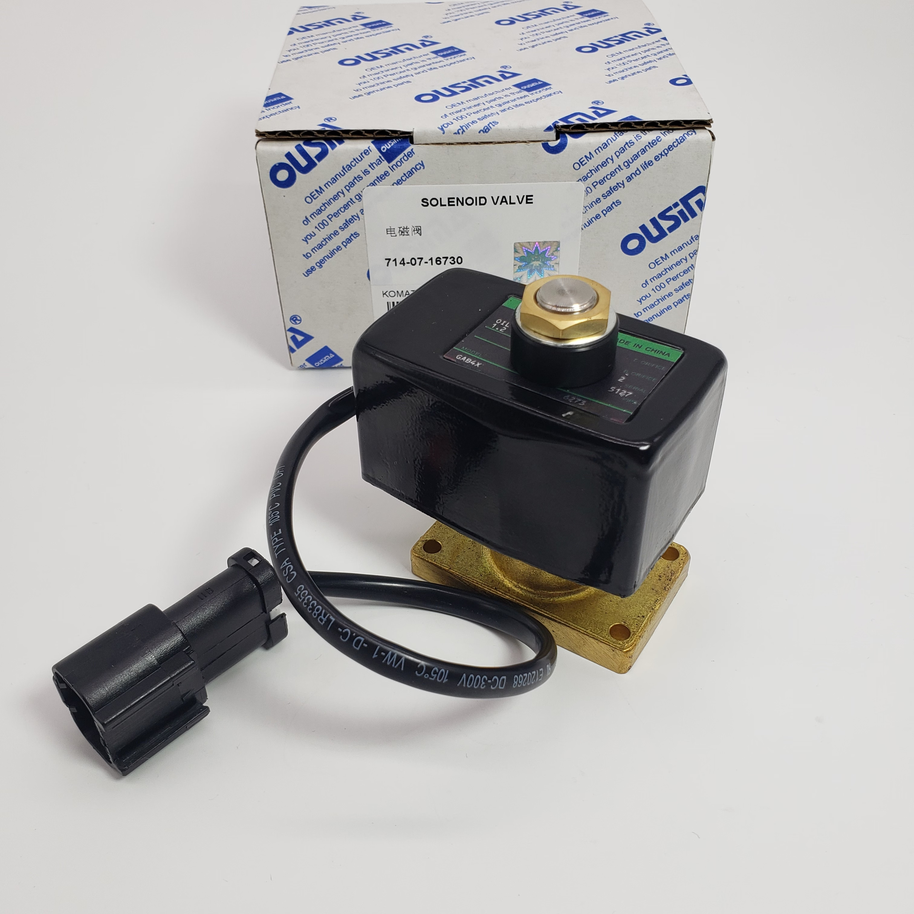 714-07-16730 Solenoid Valve For Komatsu WA300 WA320 WA350 WA380 WA400