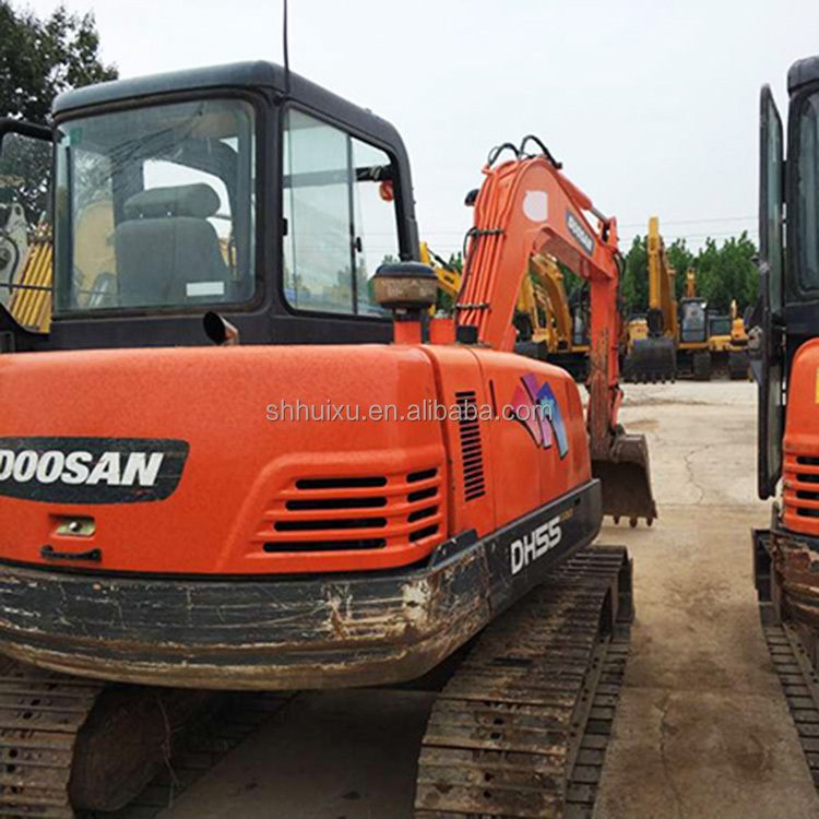 original paint used mini digger doosan55/second hand doosan55 cheap price on sale