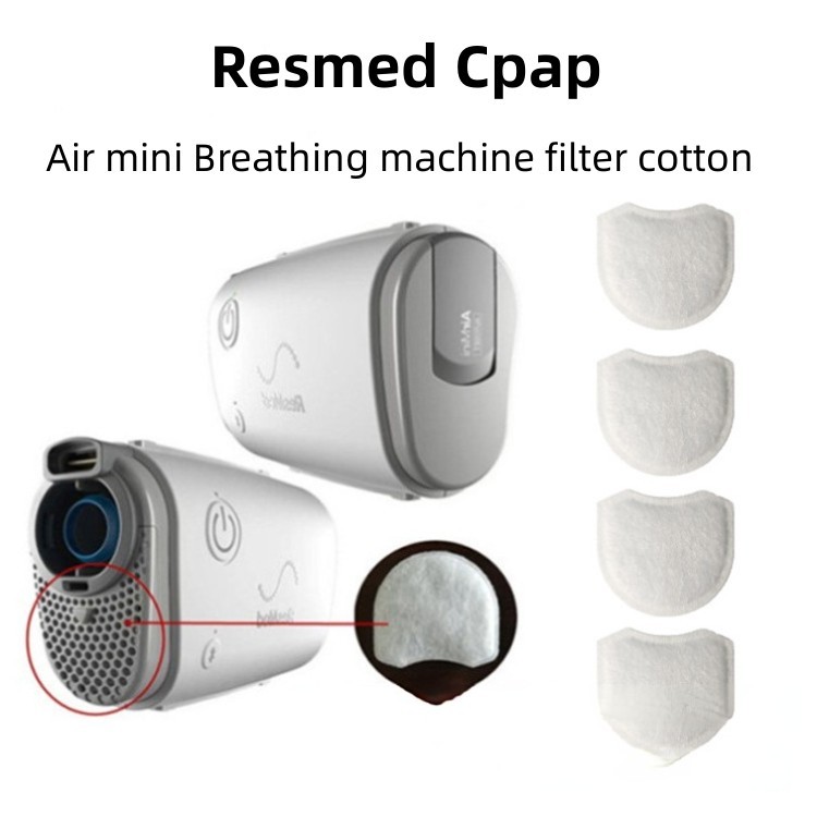 Fine Disposable CPAP Filters , Cotton Material CPAP Bacterial Filters