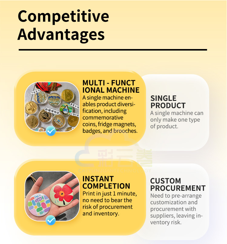 Museum DIY Commemorative Coin Vending Machine Automatic Self-Service Unmanned Badge Accepts Credit & Token Payments