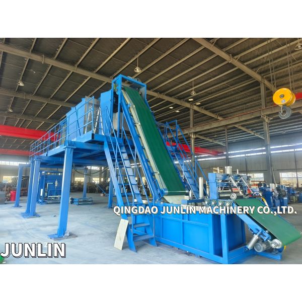 Overhead Type Rubber Batch Off Cooling Unit With Water Cooling Machinery