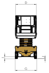 Single Person Mobile Aerial Work Platform Simple Steering Control System