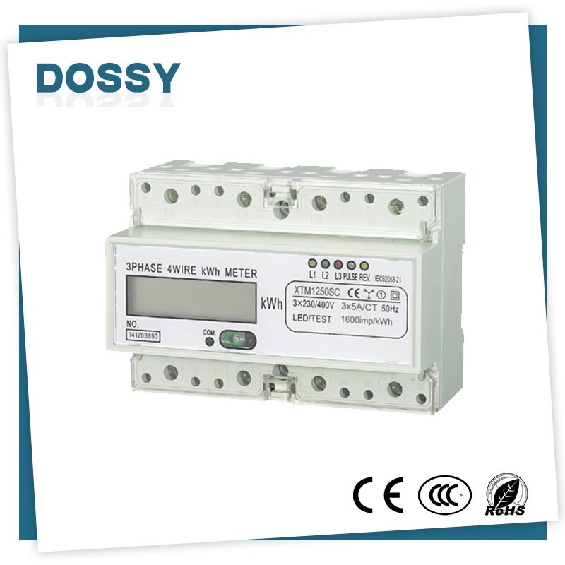 China professional manufacture Stabile three phase din rail energy meter