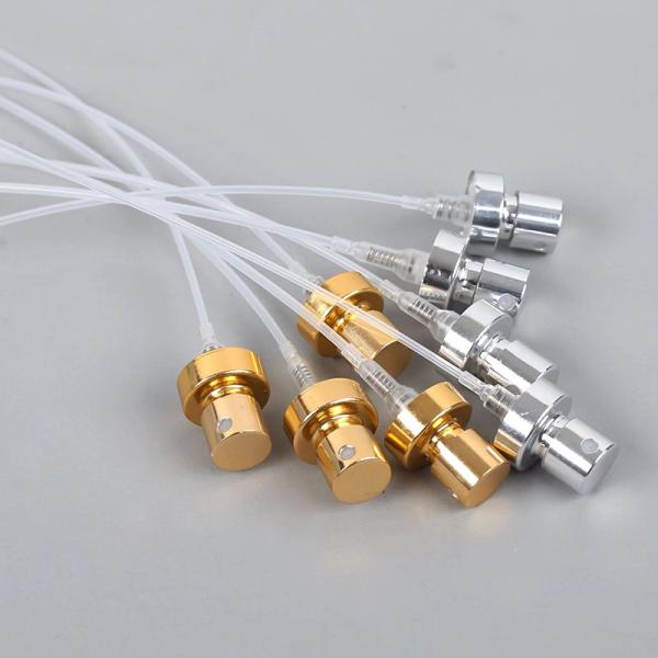 15MM 20MM Electroplated Aluminum Fine Mist Sprayer Pump with Precise Dosage Control for Personal Care