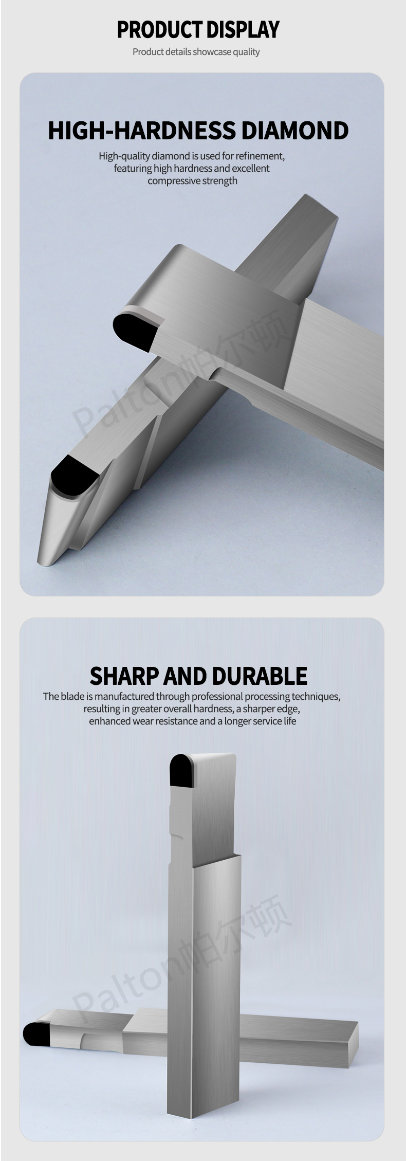 Industrial PCD Ball‑Type Grooving Turning Bit, Hard‑Wearing Cutting Tool Suitable for Graphite Blank, Carbide Roll