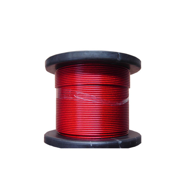Plastic Covered PVC Coated Stainless Steel Wire Rope 1mm-10mm Diameter