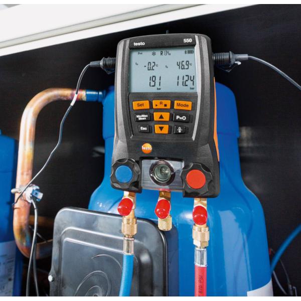 Electronic Refrigerant Temperature Tester Digital Manifold Kit With Bluetooth Support