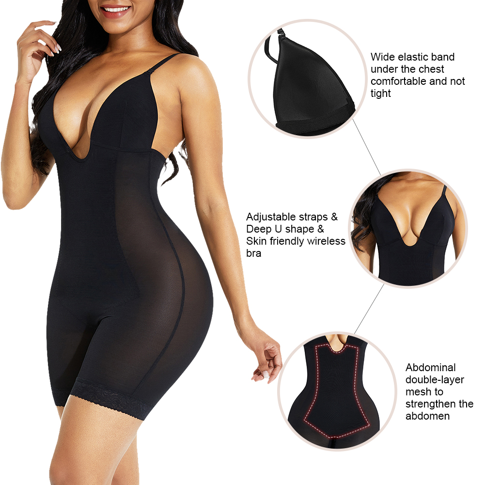 DHL Shipment High Waist Tummy Control Women's Shapers HEXIN Seamless Butt Lifter Shapewear