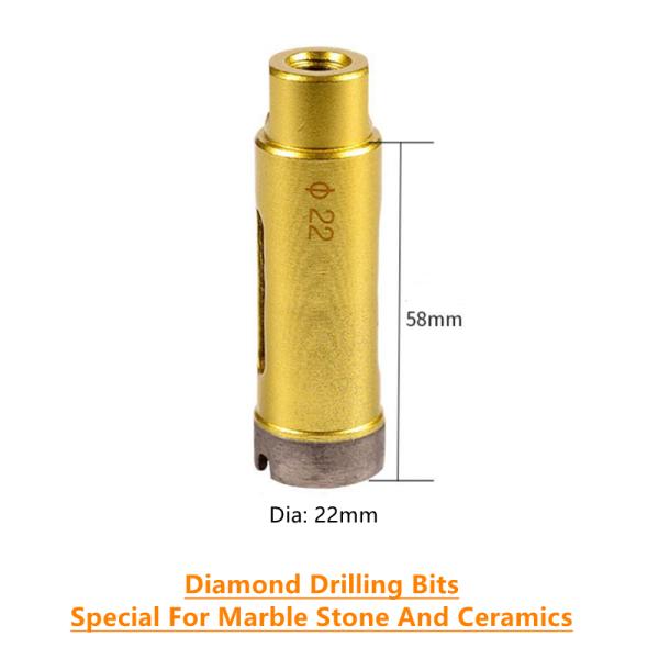 Stone 100mm Diamond Core Drill Bit , 68mm Sintered Diamond Drill Bits