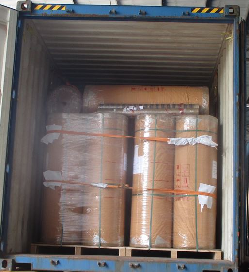 Masking Bopp Tape Jumbo Roll 1260mm Width Water Based Adhesive Packaging