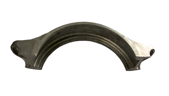 High Strength Cast Ductile Iron Pipe Clamp / Cast Iron Pipe Parts CT12 Tolerance