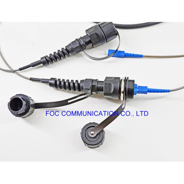 2 Cores FTTA Armored Fiber Optic Cable Patch Cord Assemblies ODVA / SC- ODVA / SC