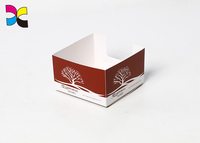Display Tray Custom Printed Packaging Boxes , Eat Holding Paper Packing Box