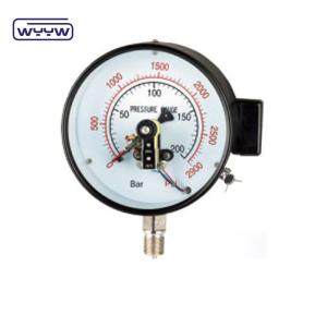 Quality Hydraulic Electric Contact Pressure Gauge Manometer 1.6% Accuracy for sale