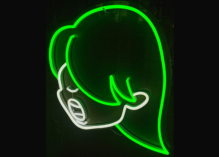 Customized girl Led Neon Signs Illuminated Sign Boards 12v for retail