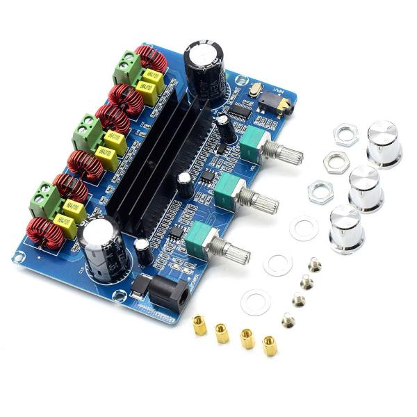 CA-3166B Bluetooth 5.0 Amplifier Board 2*50W+100W 2.1 Channel TPA3116D2 with DC12~24V Power Supply