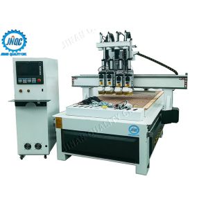 Quality Automatic Tool Changer Computer Controlled Wood Router Machine With 4 Heads for sale