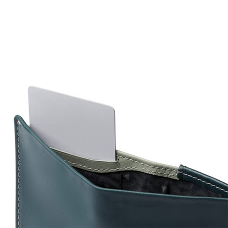 Gender-Neutral Custom Logo Front Pocket Wallet Rfid Blocking Thin Full Grain Leather
