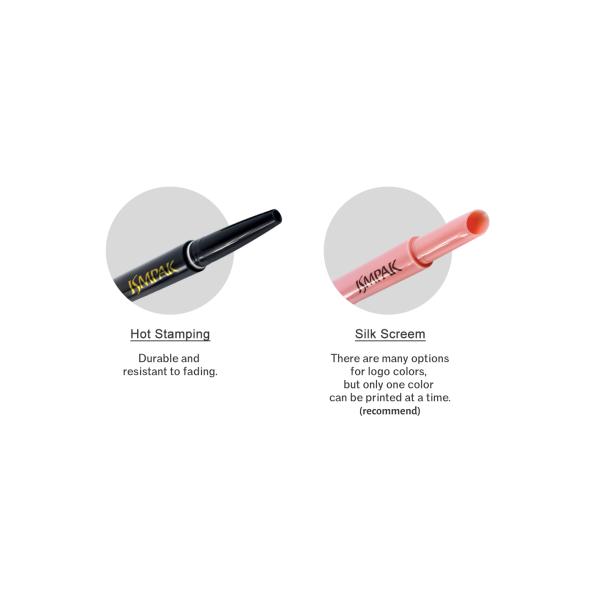 Custom Plastic Slim Empty Pressed Tube Cosmetic Pen Lipstick Case Lip Balm Containers